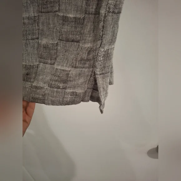 Visitor Mens 100% Linen Button Down Shirt - Picture 7 of 9